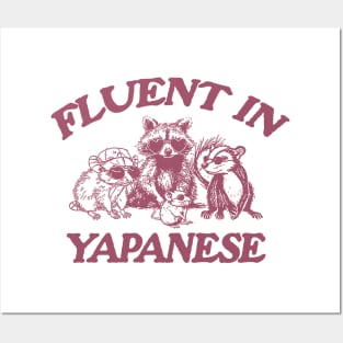 Fluent In Yapanese Shirt, Y2K Iconic Funny It Girl Meme Posters and Art